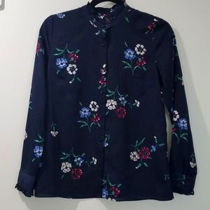 Ann Taylor Floral Blouse